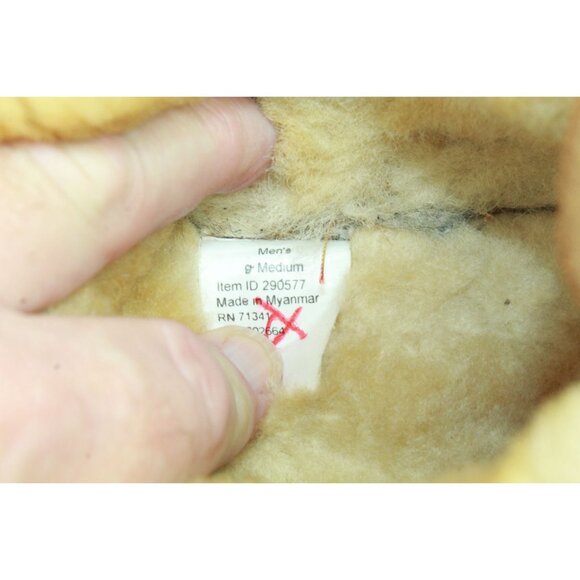 LL Bean Wicked Good Lodge Chukkas Booties Suede Brown Size 9 M - Picture 9 of 9